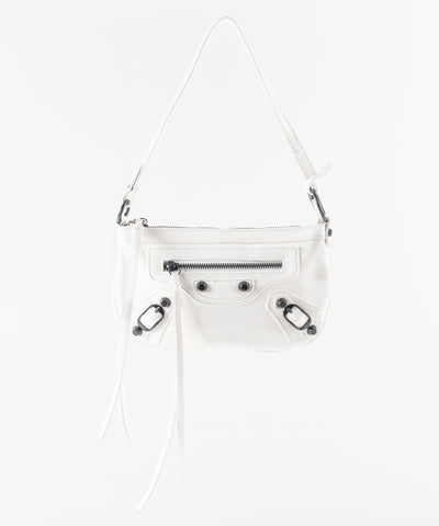 【 ショルダーストラップ付き２WAY 】ヴィンテージライクグランジミニハンドバッグ／ vintage like grunge mini hand bag