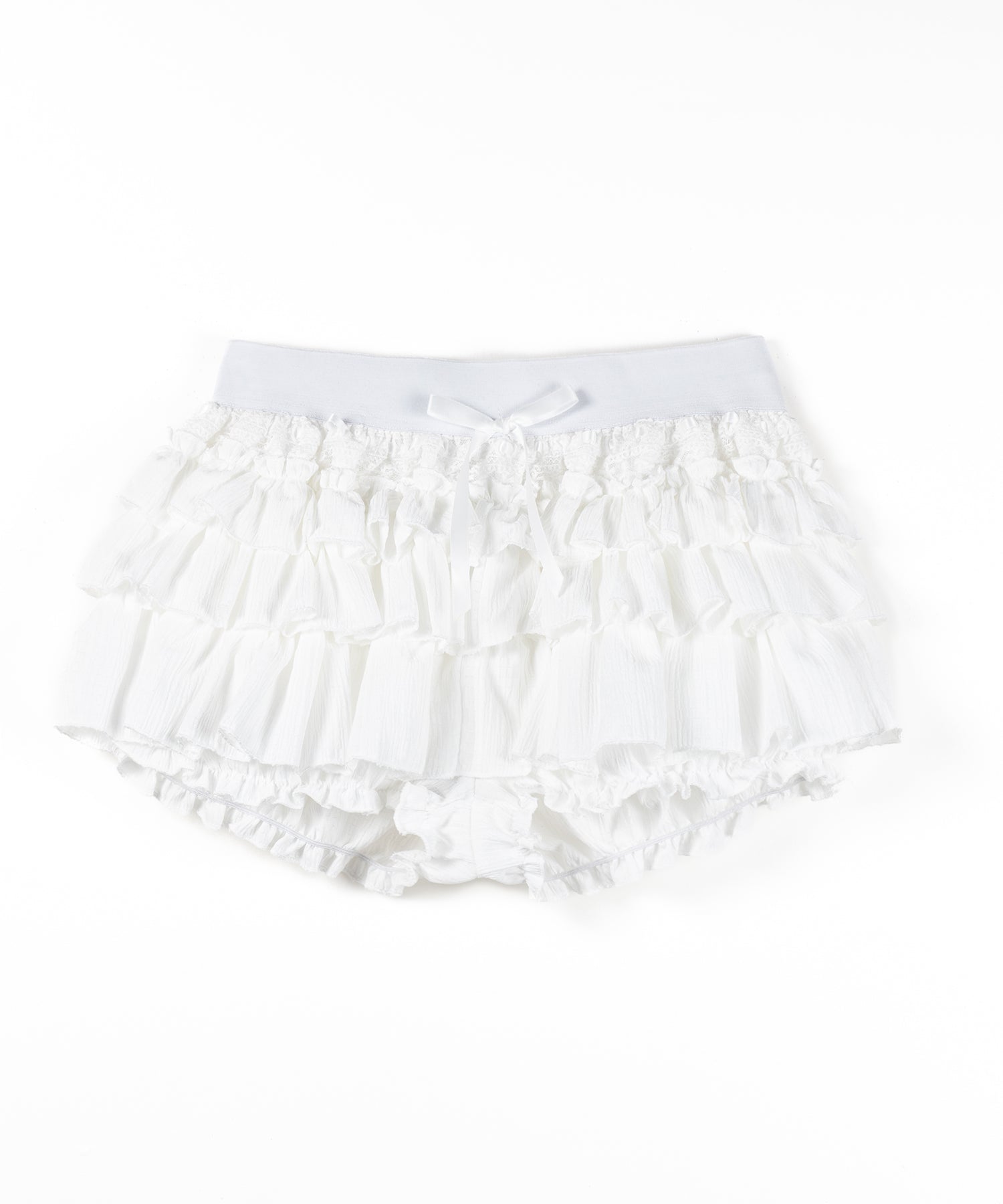 リボンフリルミニショートパンツ ／ ribbon frill mini short pants