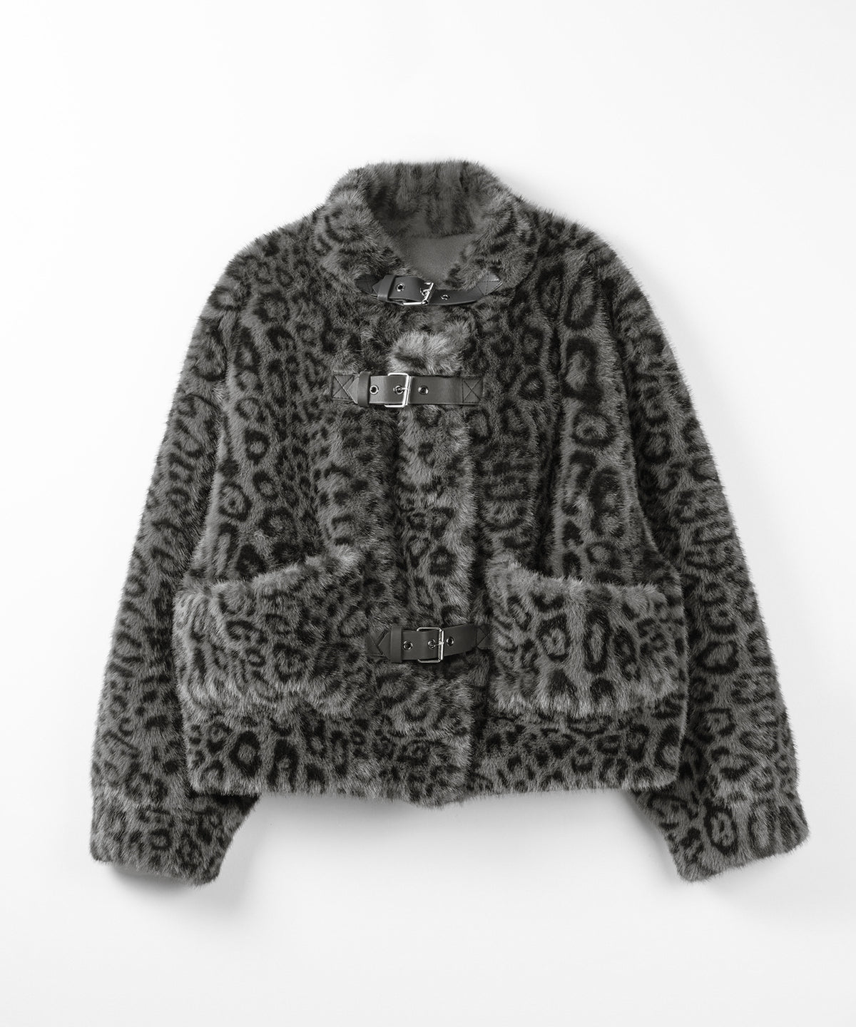 【 大人気につき新色追加！】B-3 レオパードボリュームファーコート ／ B-3 leopard volume fur coat
