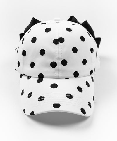 ドットバックリボンキャップ ／ DOT back ribbon CAP