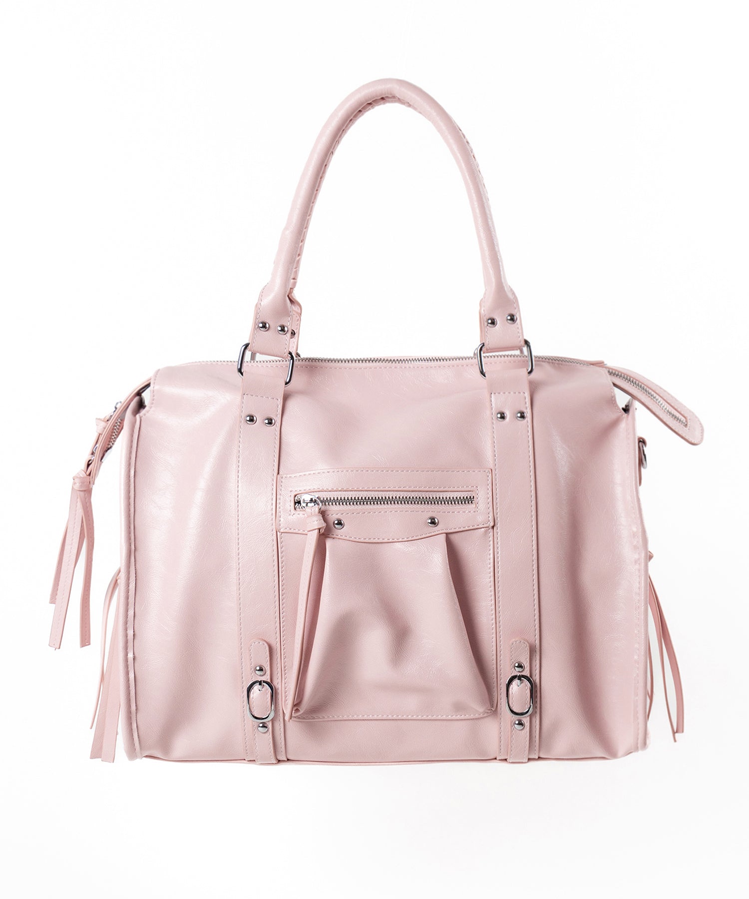 ヴィンテージフェイクレザーボストンエディターズバッグ ／ vintage fake leather boston editors bag