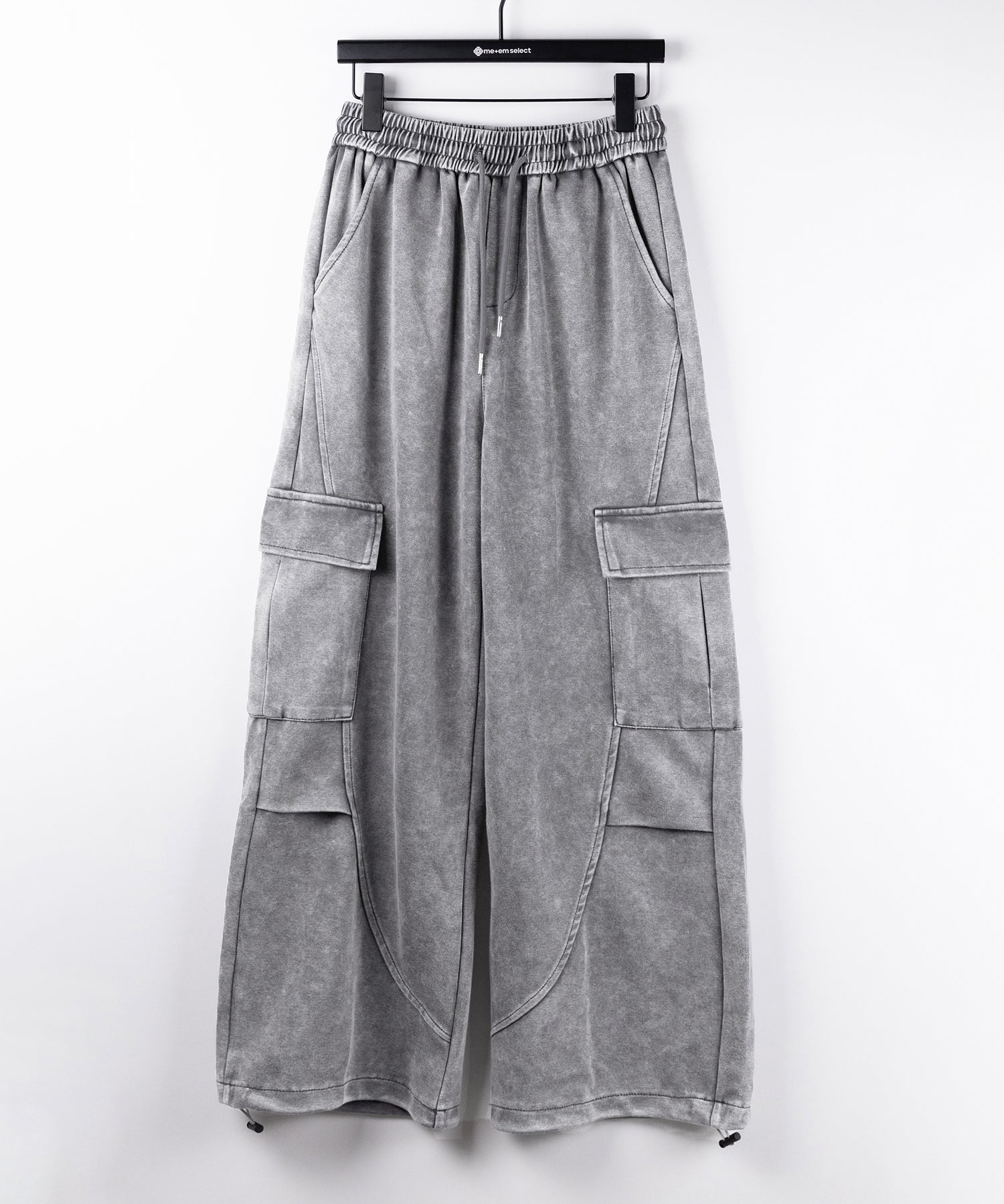 【 裾絞り可能２WAY 】ピグメントヴィンテージタックカーゴスウェットパンツ ／ pigment vintage tuck cargo sweatpants