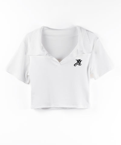 【 ２color 】M LOGO スキッパーショート半袖Tシャツ ／ M LOGO skipper neck short sleeve T-shirt