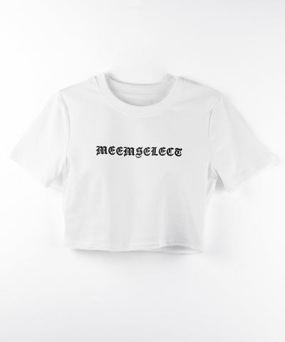 【 ２color 】グランジロゴショートちびTシャツ ／ grunge logo short chibi T-shirt