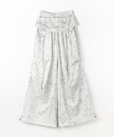 ガーターレイヤードヴィンテージタックワイドパンツ ／ garter layered vintage tack wide pants