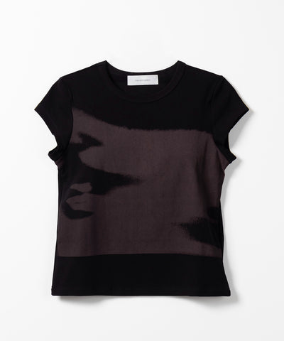 ニュアンスペイントフレンチスリーブTシャツ【 韓国製 】