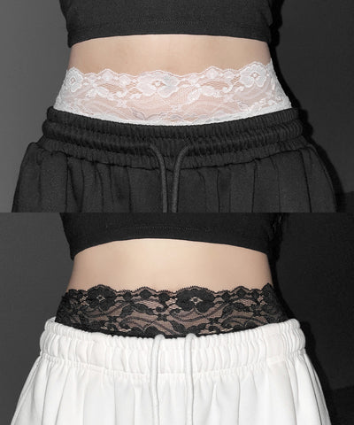 レースレイヤードインナーパンツ ／ Lace layered inner pants