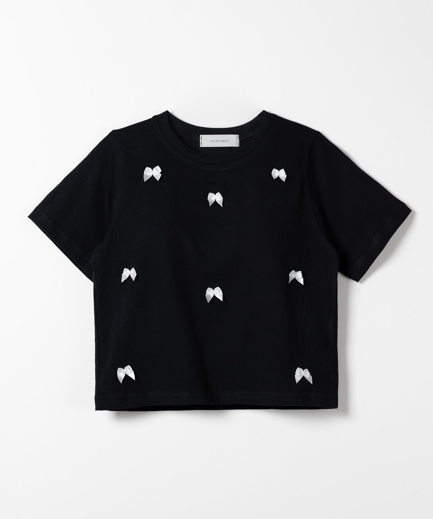 【 ４color 】ミニリボンバレエコアクロップドＴ ／ mini ribbon ballet core cropped Tee