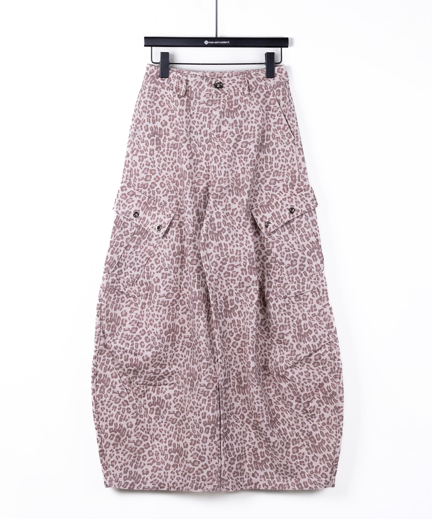 ヴィンテージライクピンクレオパードバレルカーゴパンツ ／ vintage like pink leopard barrel cargo pants