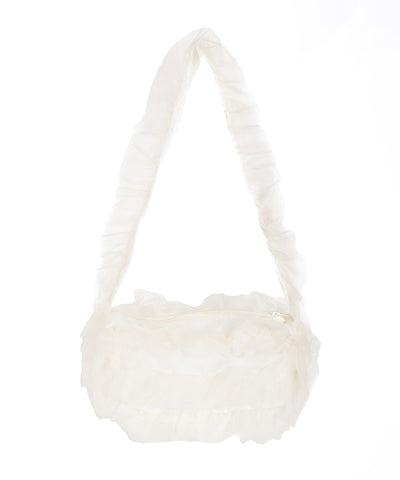 チュールフリルショルダーボディバッグ／ tulle frill shoulder body bag