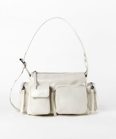 【 ３color 】４アウトポケットヴィンテージスクエアショルダーバッグ ／ 4 outpocket vintage square shoulder bag