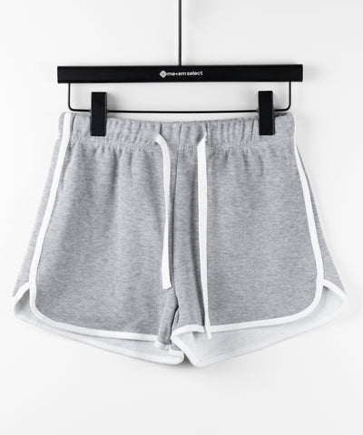 【 ３color 】サイドラインパイピングスウェットショートパンツ ／ sideline piping sweat short pants