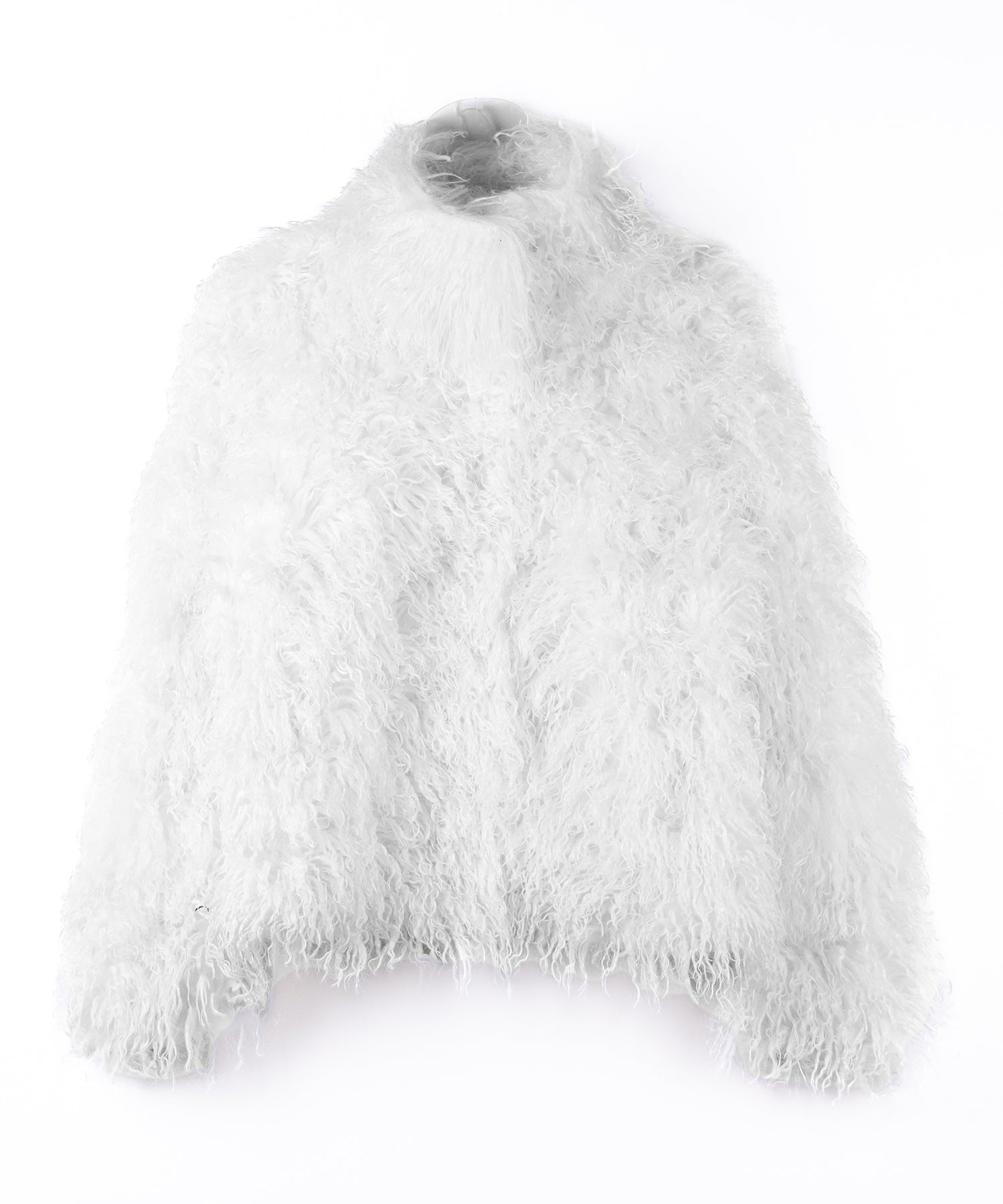 シャギーフェイクファーレディミドルコート ／ shaggy fake fur lady middle coat