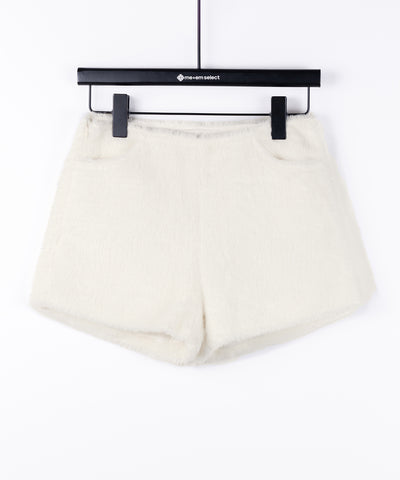 シャギーファータイトショートパンツ ／ shaggy fur tight short pants