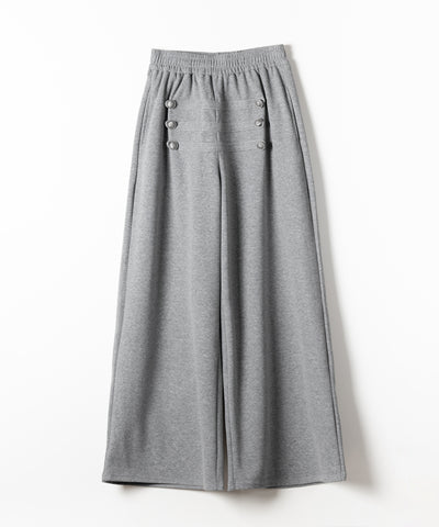 【 微起毛 】ナポレオンデザインボリュームワイドパンツ ／ napoleon design volume wide pants