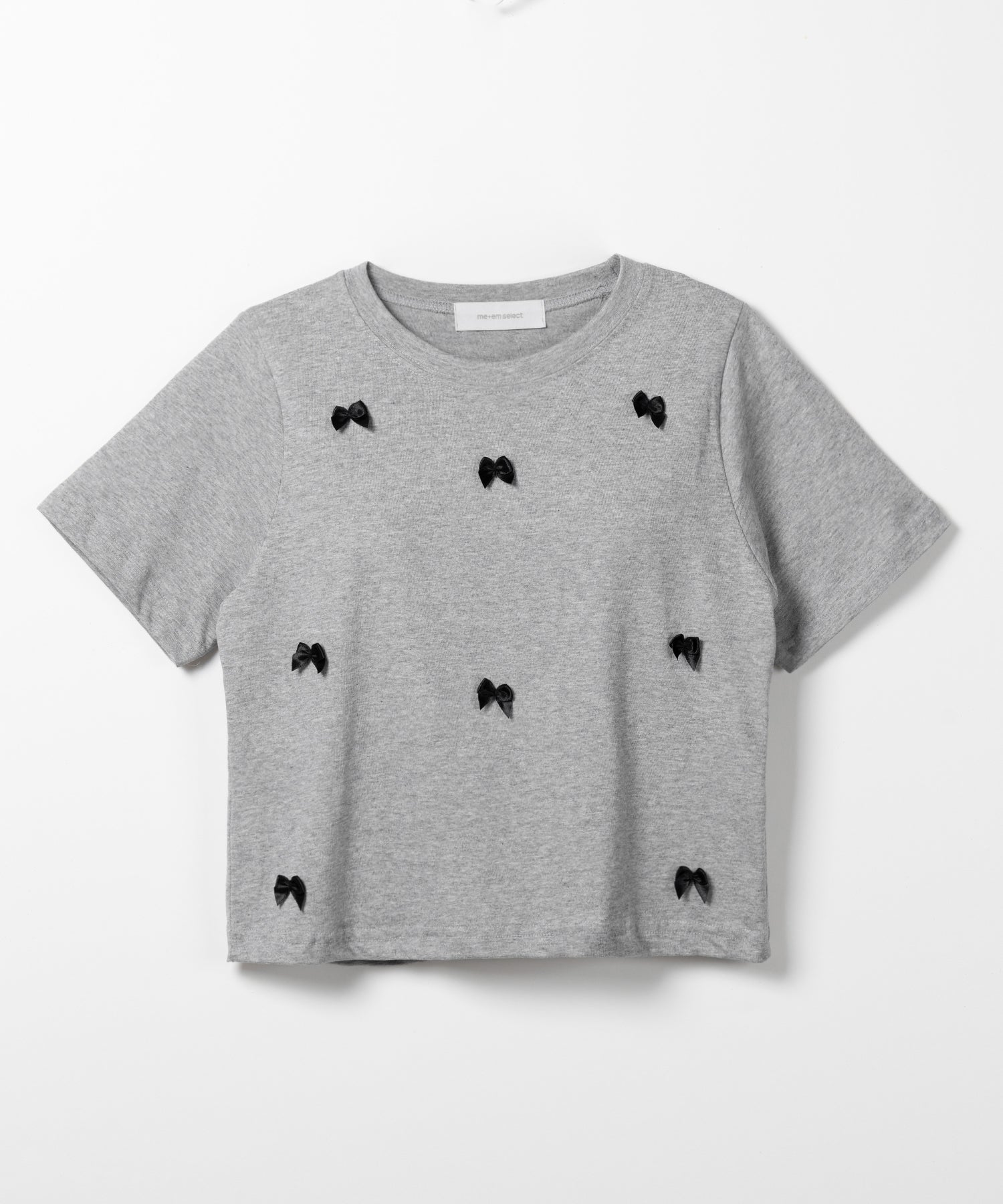 【 ４color 】ミニリボンバレエコアクロップドＴ ／ mini ribbon ballet core cropped Tee