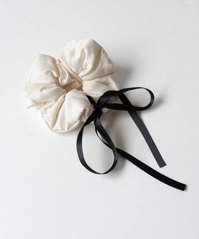 【 ２color 】ブラックリボンシュシュ ／ black ribbon chouchou