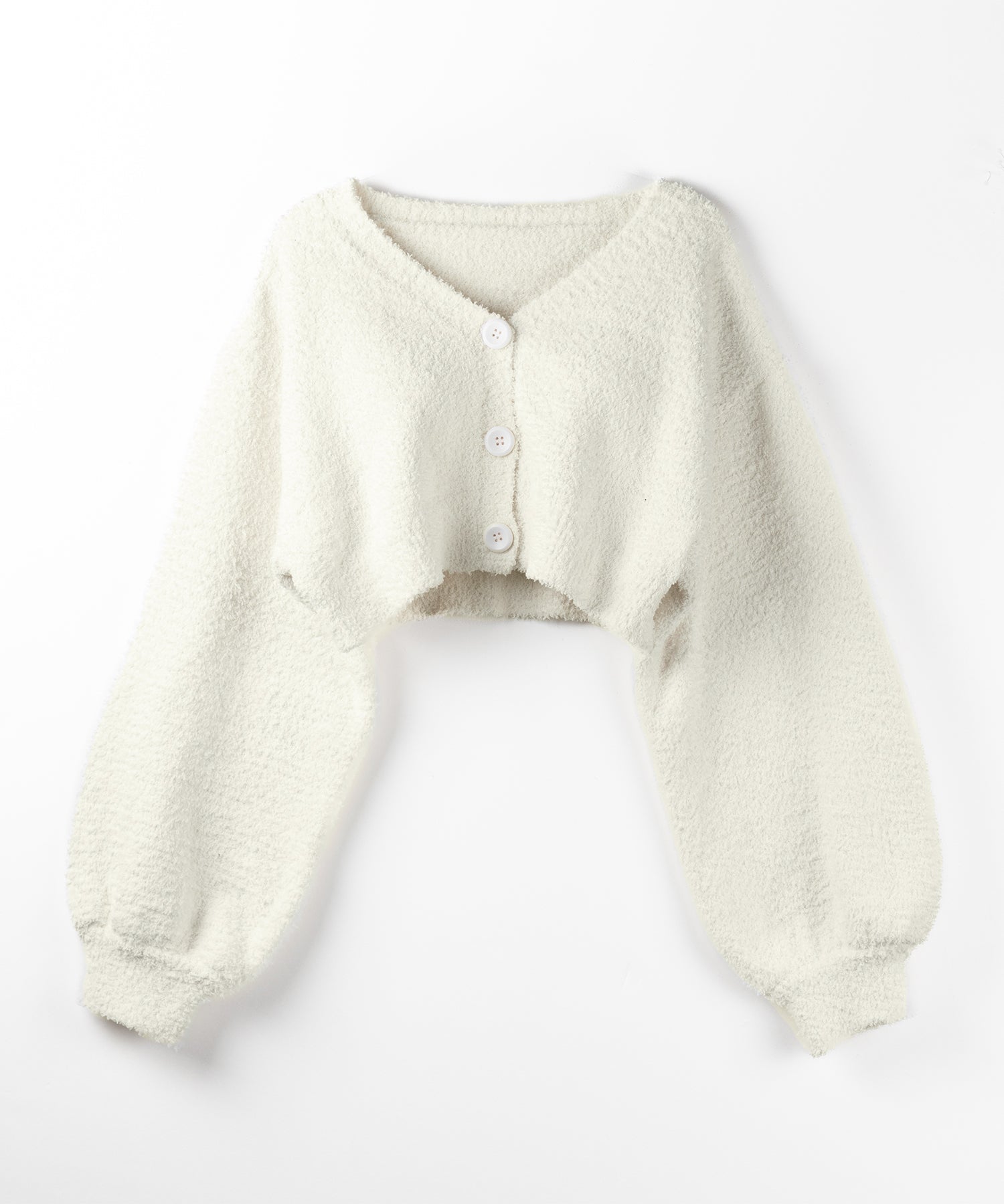 【 MINAMIさん着用 ／セットアップ可能 】マシュマロタッチショートカーディガン ／ marshmallow touch short cardigan