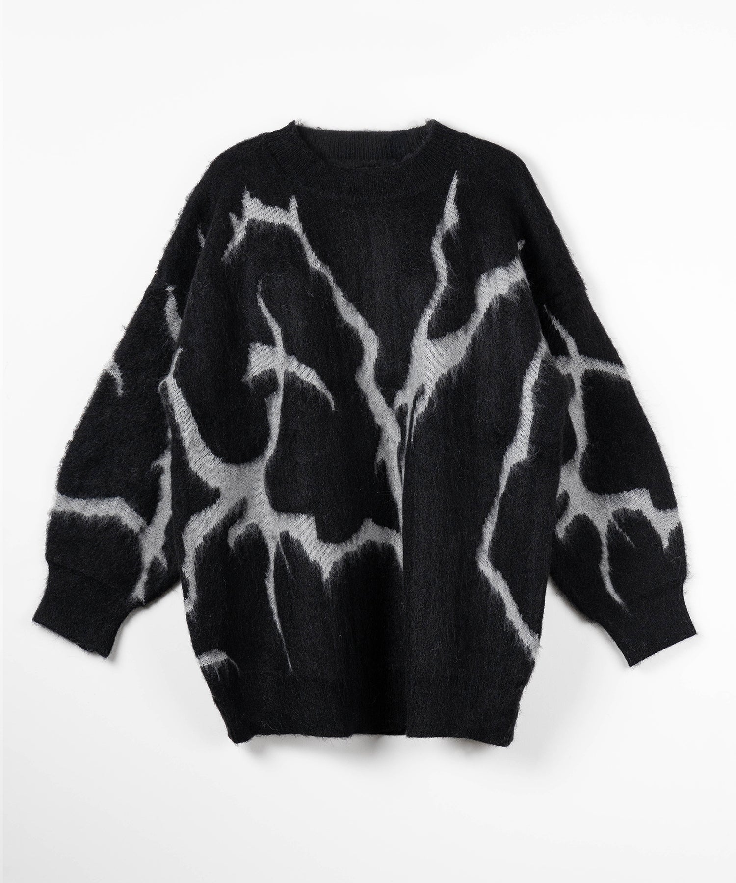 【 ３color 】CRACK モヘアライクオーバーニット ／ CRACK mohair-like over knit