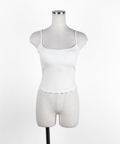 【 ２点セット 】レイヤードメロースリムカーディガン＆キャミソール SET ／ layered mellow slim cardigan & camisole SET