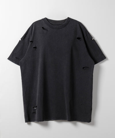 ピグメントダメージオーバーＴシャツ ／ pigment damage over T-shirts