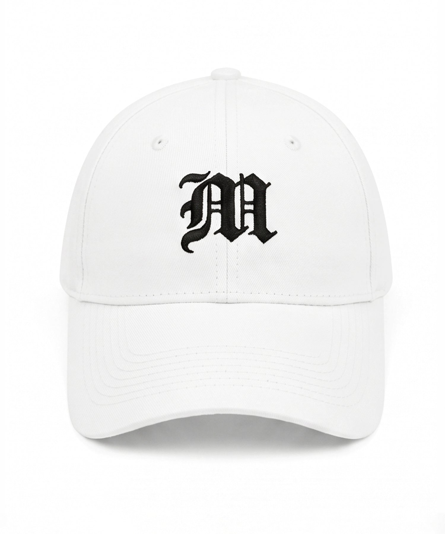 【 新色ホワイト追加！ 】M LOGO embroidery CAP ／ M LOGO 刺繍キャップ