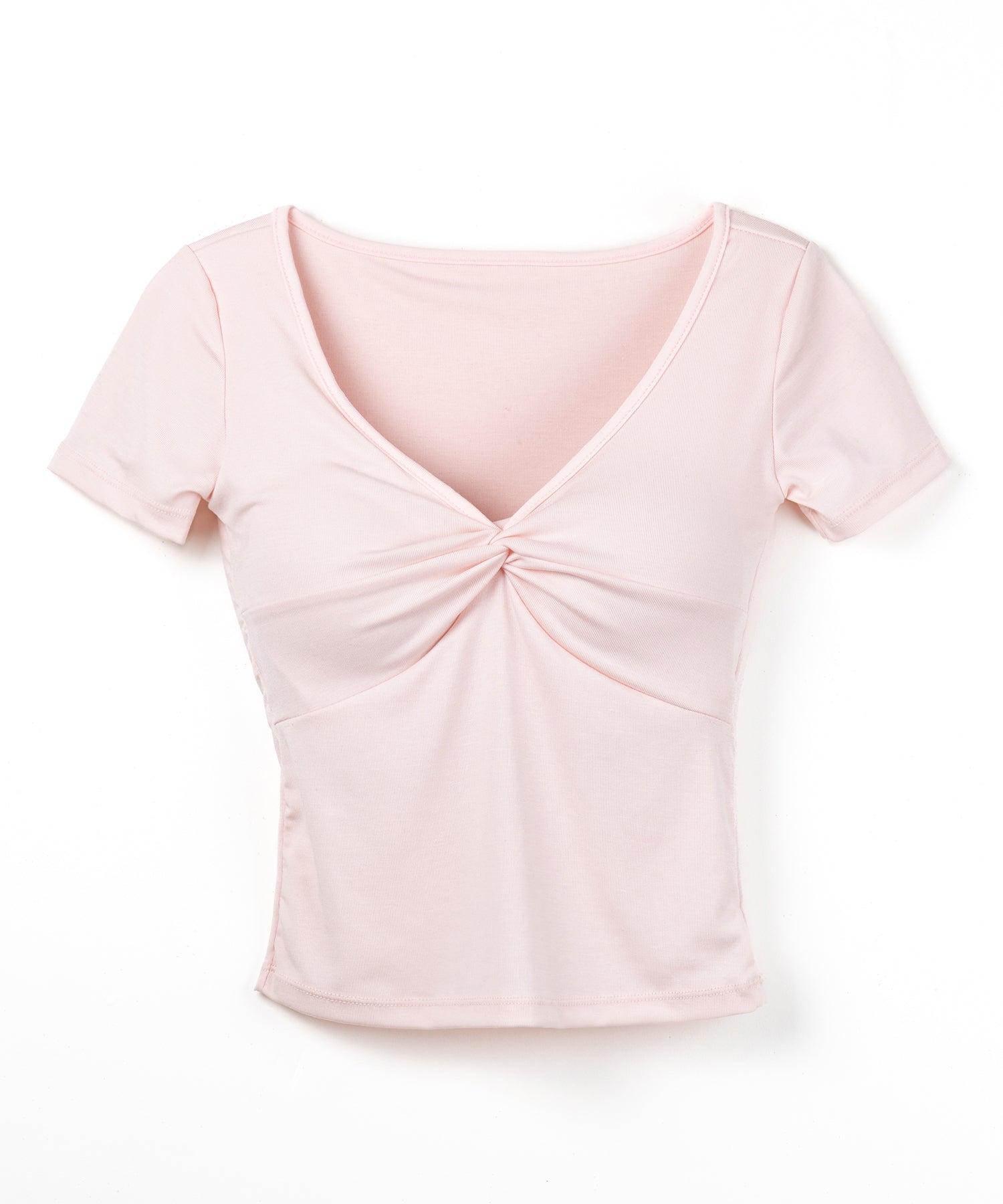 ⅤネックツイストスリムラインＴシャツ ／ V neck twist slim line T-shirts