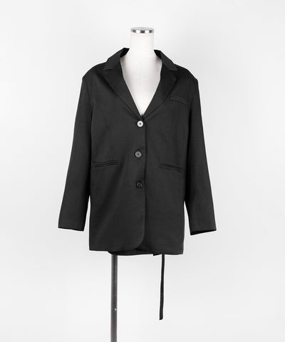 【 セットアップ 】オーバーサイズテーラードジャケット ＆ ハイウエストミニスカパン SET ／ oversize tailored jacket & high waist mini skirt pants SET