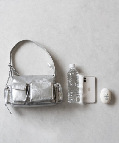 【 ３color 】４アウトポケットヴィンテージスクエアショルダーバッグ ／ 4 outpocket vintage square shoulder bag