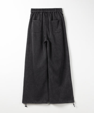 フェイクレイヤードピグメントスウェットワイドパンツ ／ fake layered pigment sweat wide pants