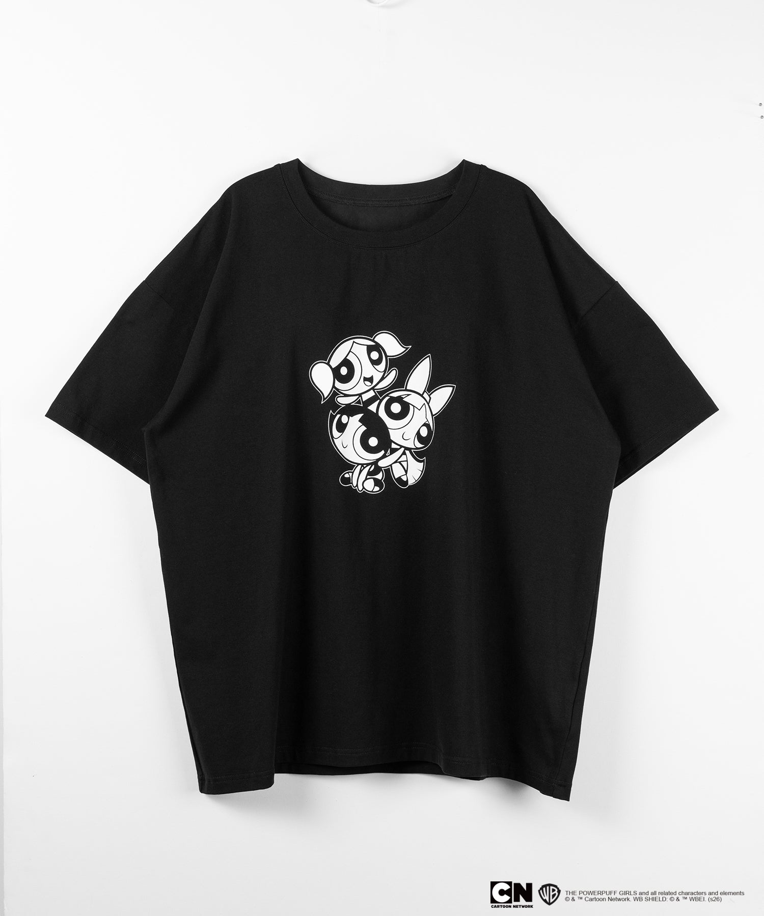 【THE POWERPUFF GIRLS】パワーパフガールズビッグプリントオーバーサイズＴシャツ / big print oversize Tee【 セットアップ着用可能 】