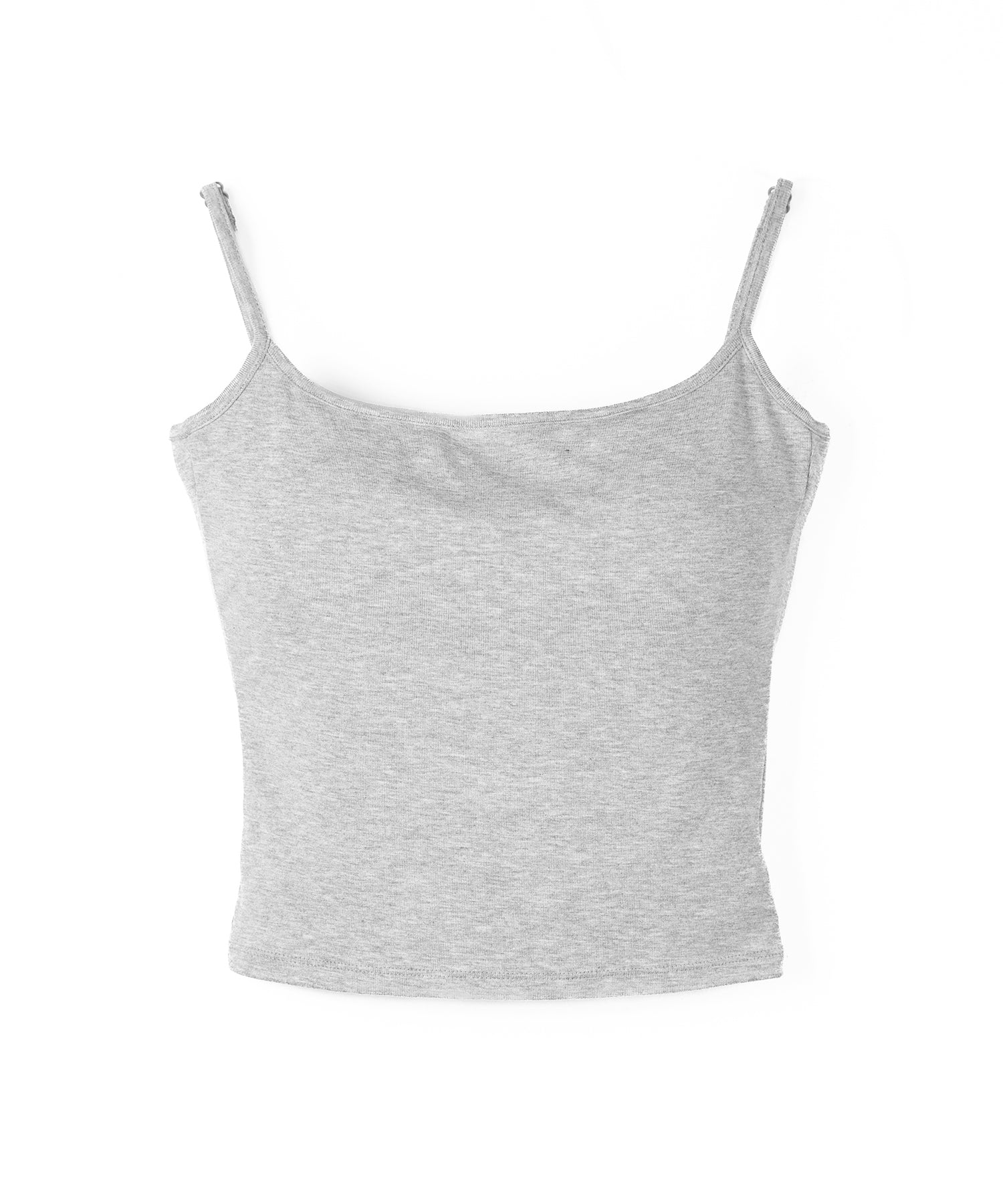 【 カップ付き 】スクエアネックストラップスリムキャミソール ／ square neck strap slim camisole