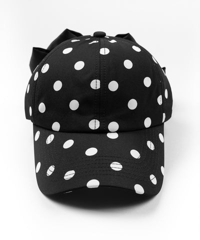 ドットバックリボンキャップ ／ DOT back ribbon CAP