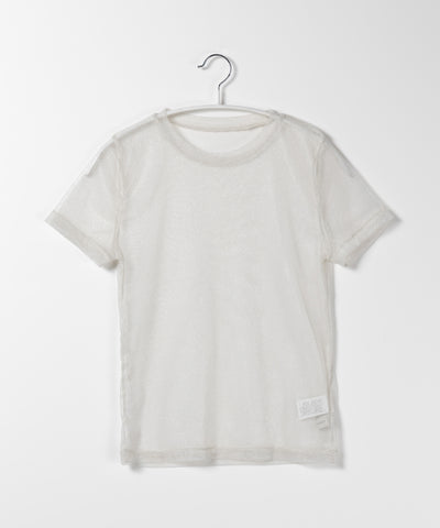 【 選べる３color／２size 】シルバーラメチュールシースルーTシャツ