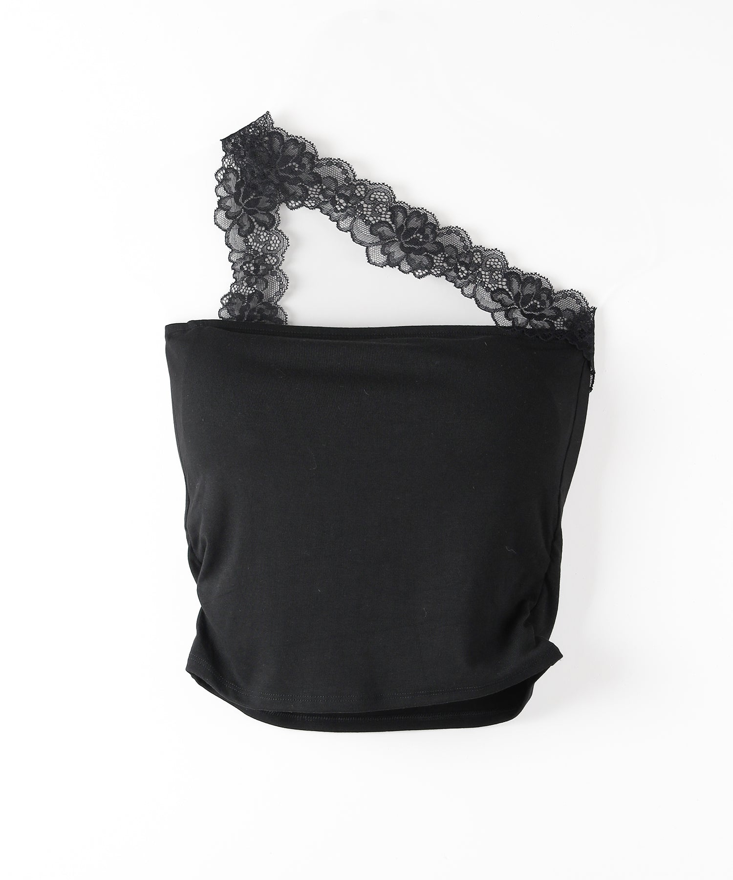 【 ２color ／ カップ付 】ナナメレーススクエアキャミソール ／ naname lace square camisole