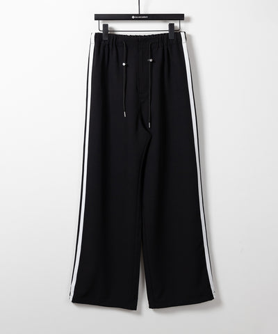 【 ３size／３color 】２WAYドロストサイドラインルーズトラックワイドパンツ