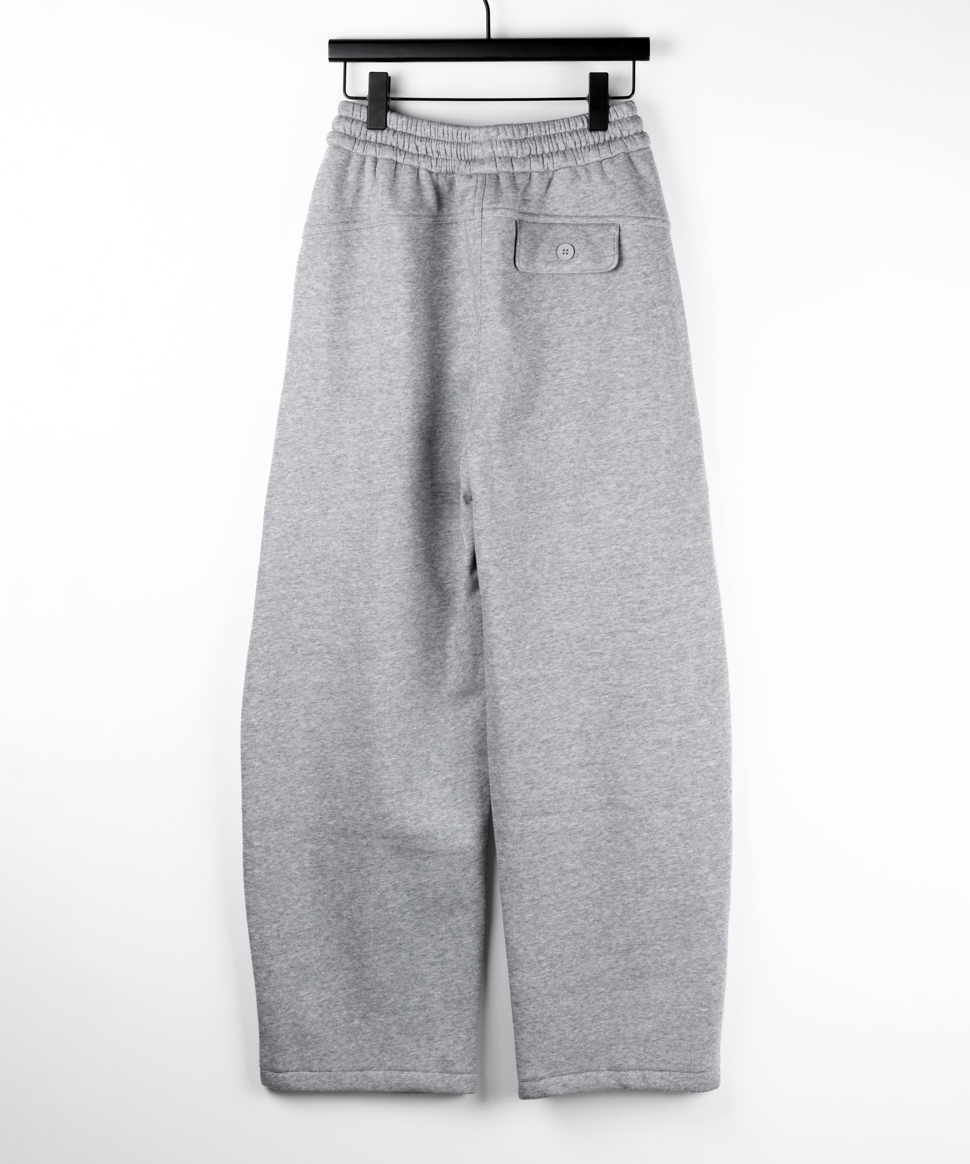 【 裏起毛 】カーブラインサイドタックワイドスウェットパンツ