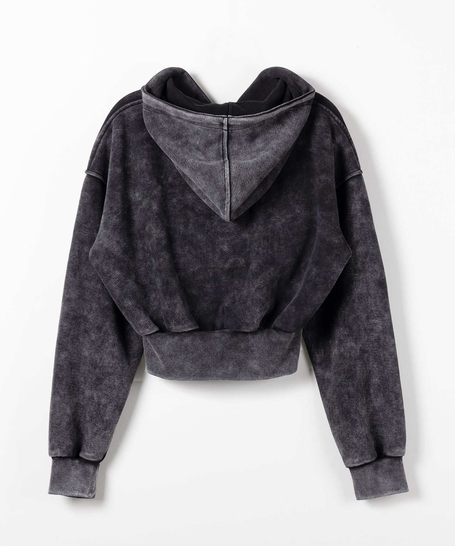 ピグメントダブルジップショートパーカー ／ pigment double zip short