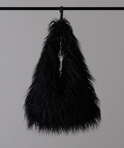 【 ５color 】シャギーファーワンハンドルショルダーバッグ ／ shaggy fur onehandle shoulder bag