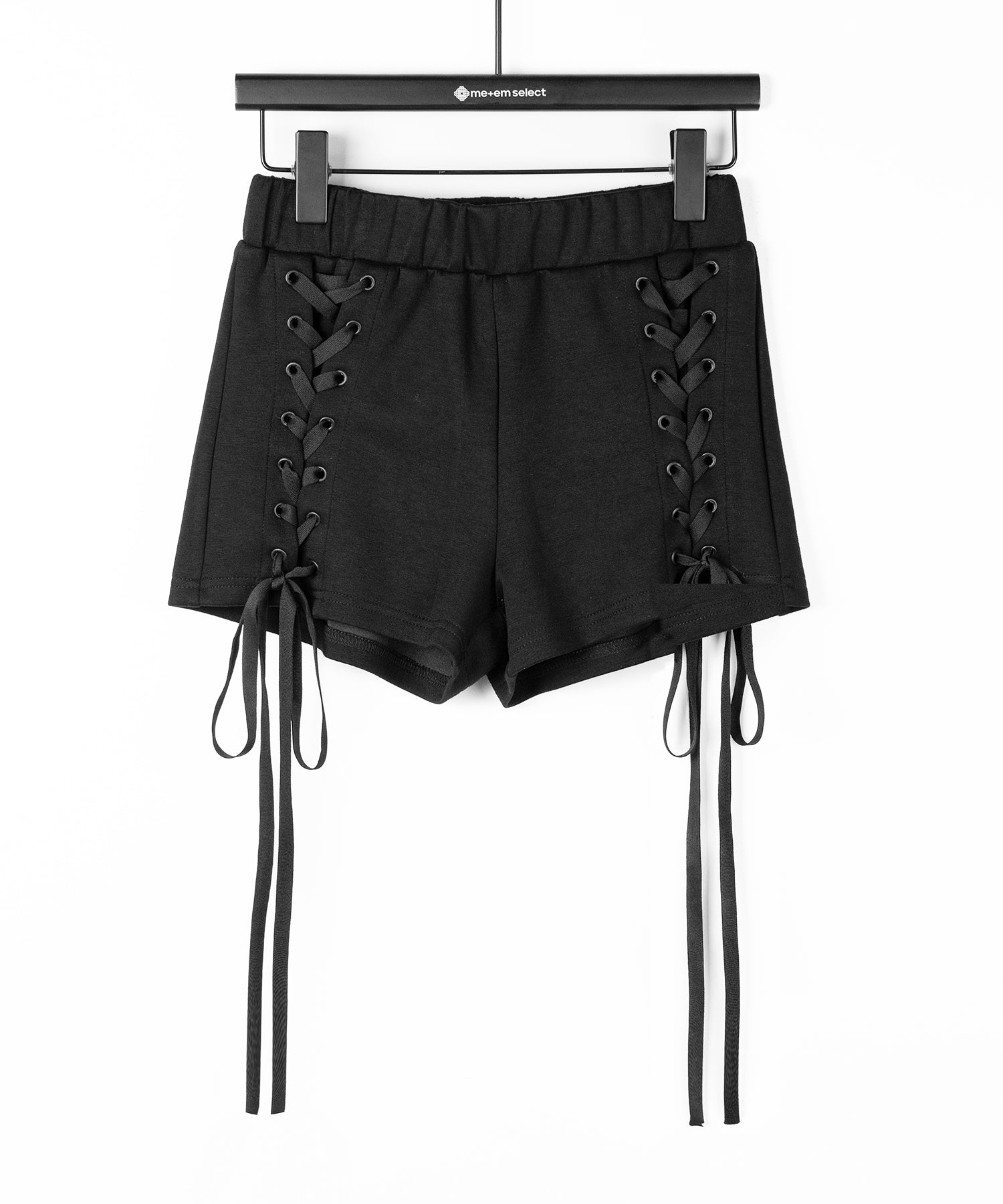 レースアップリボンショートパンツ ／ lace up ribbon short pants