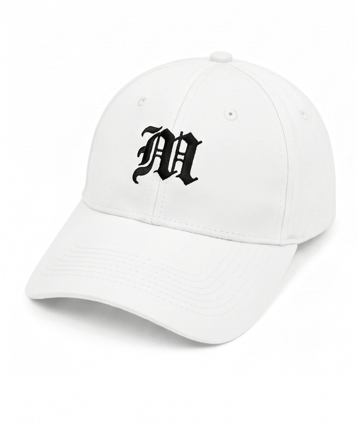 【 新色ホワイト追加！ 】M LOGO embroidery CAP ／ M LOGO 刺繍キャップ