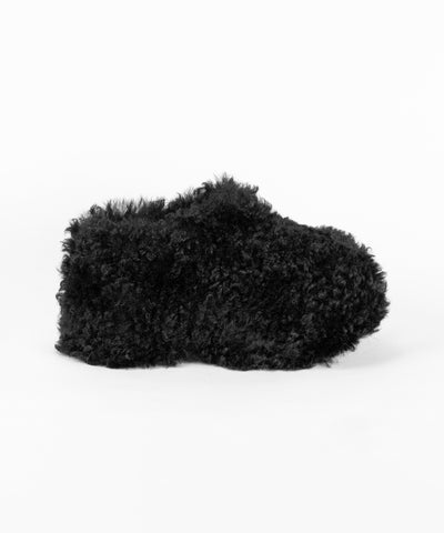 厚底テディボアサボサンダル ／ platform teddy boa sabo sandals