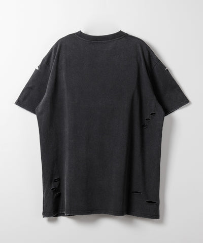 ピグメントダメージオーバーＴシャツ ／ pigment damage over T-shirts