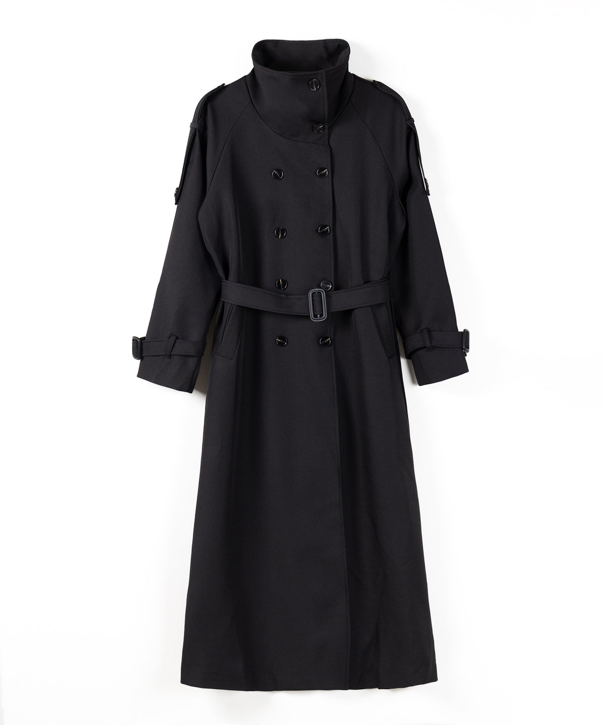 ２WAYスタンドカラーオーバーロングトレンチコート ／ 2WAY stand collar over long trench coat