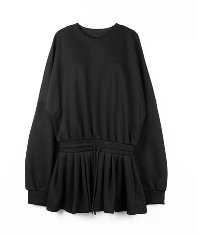 オーバースウェットフレアミニワンピース ／ over sweat flare mini onepiece