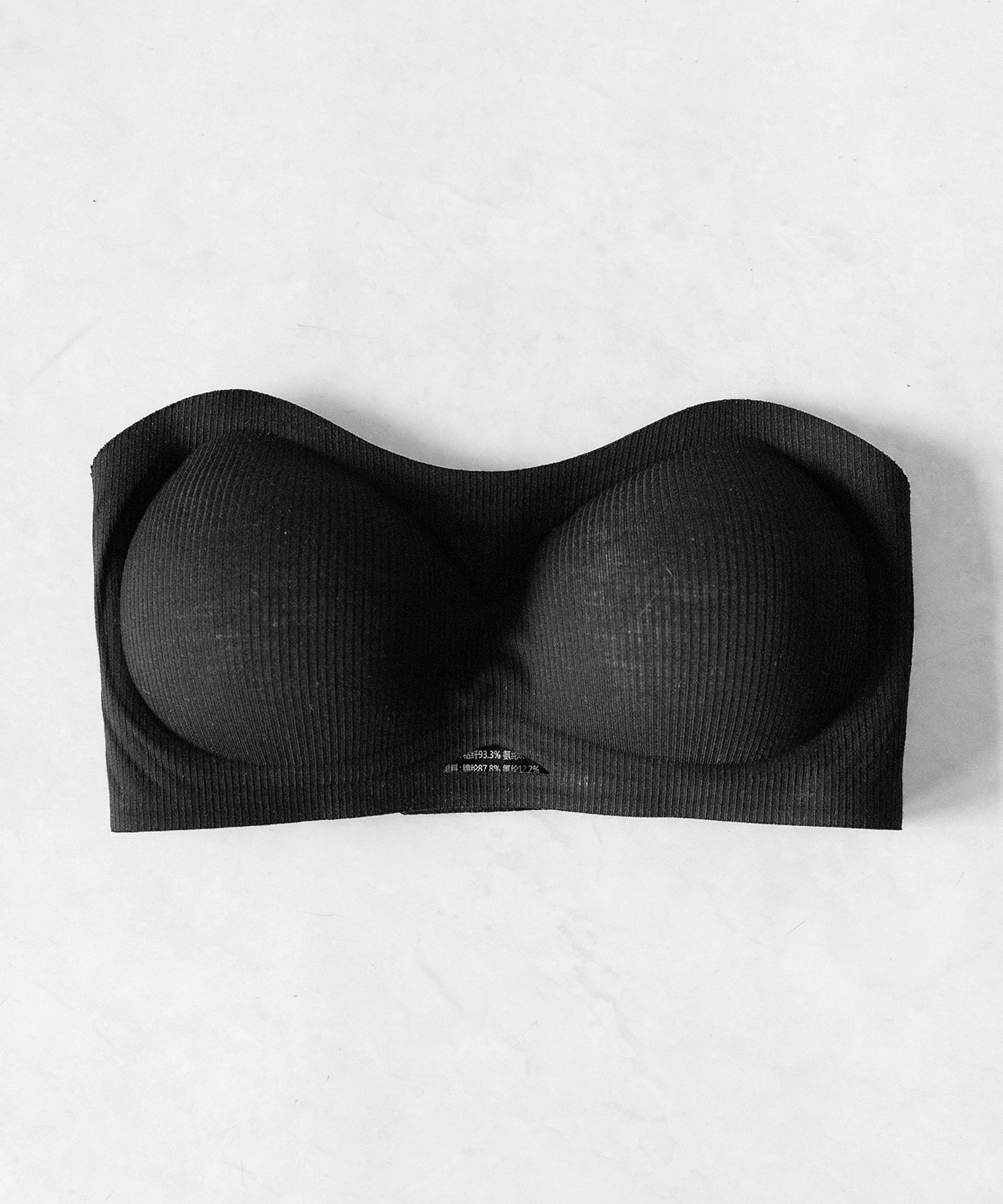 【 ＋５ｃｍ厚盛ブラパッド 】ボリュームアップバンドゥブラトップ ／ +5cm volume up bandeau bra top