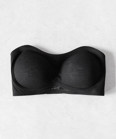 【 ＋５ｃｍ厚盛ブラパッド 】ボリュームアップバンドゥブラトップ ／ +5cm volume up bandeau bra top