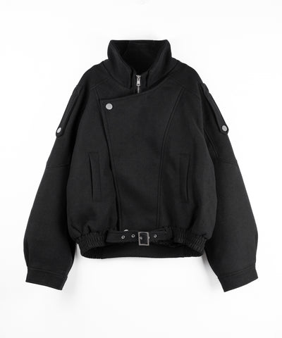 ウールライクベルテッドオーバーコート ／ wool like belted over coat