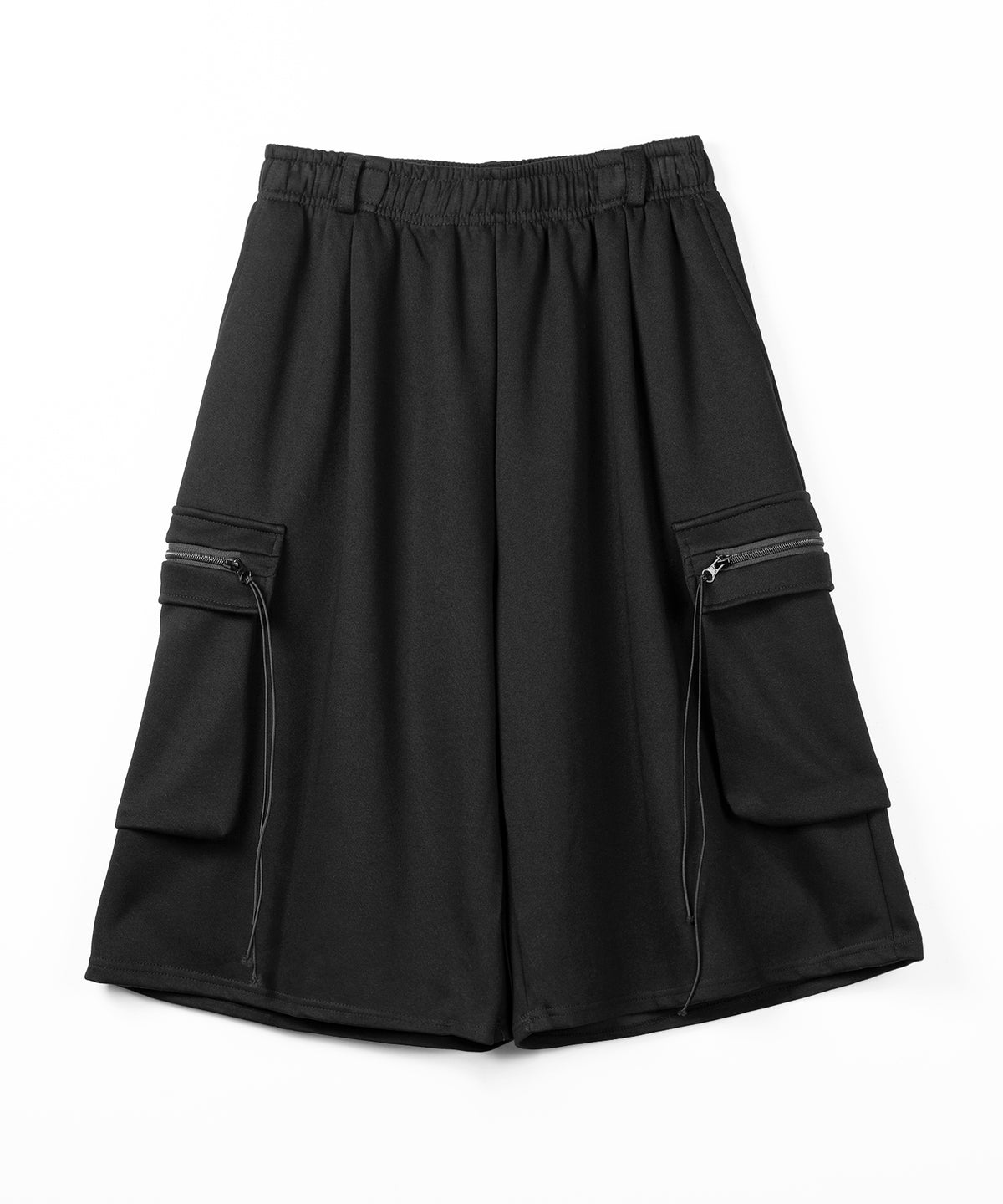 タックワイドカーゴスウェットハーフパンツ / tuck wide cargo sweat half pants