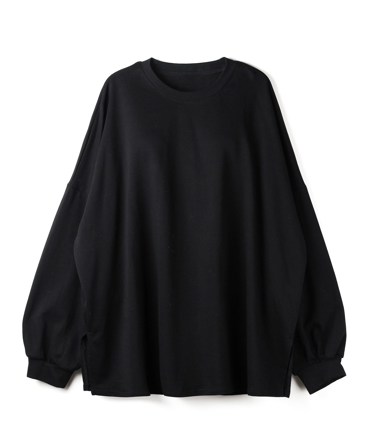 【 ３color 】ボリュームスリーブBIGスウェットロンＴ ／ big sweat long Tee